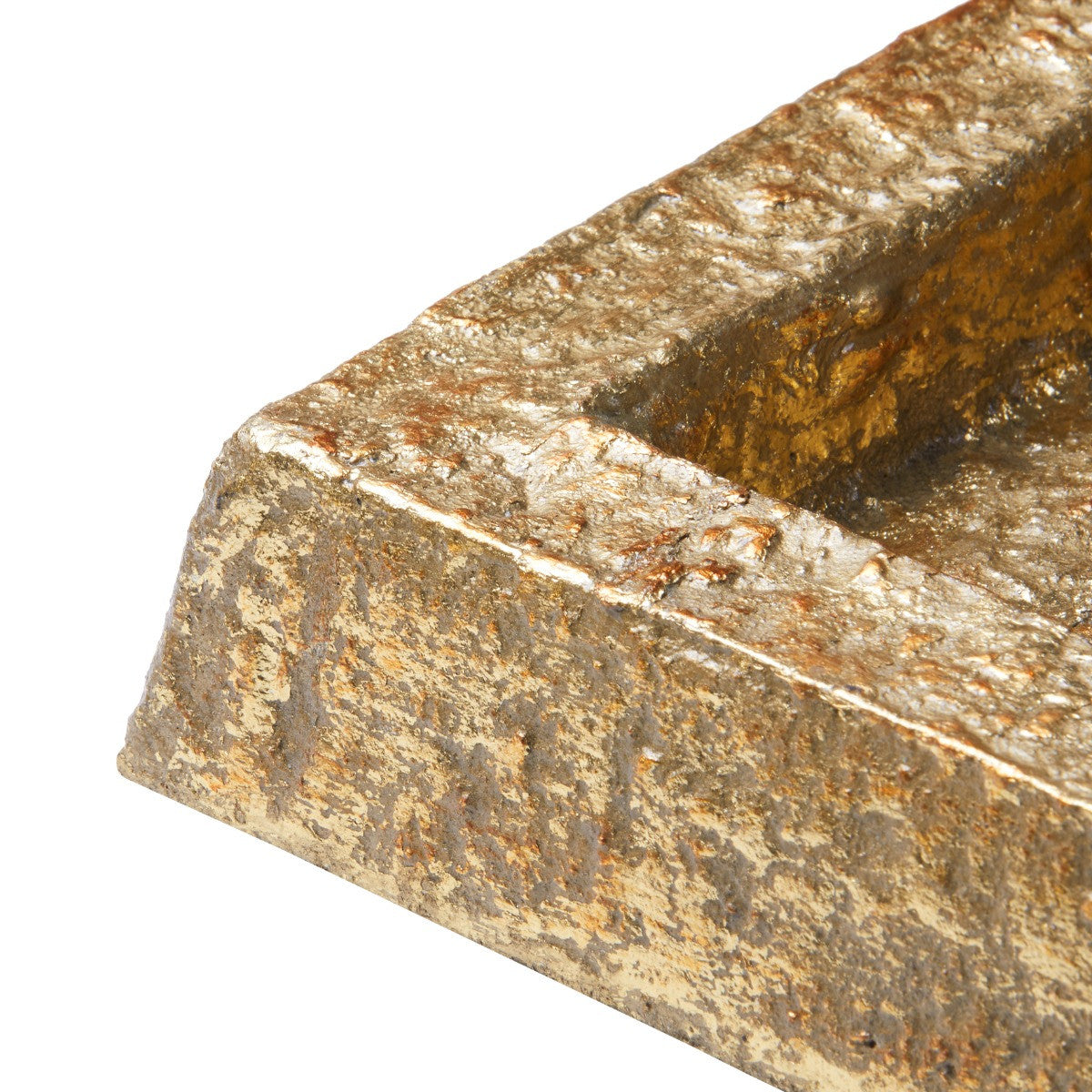 Villa & House Square Bowl, Gold Leaf