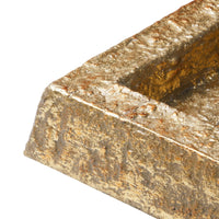 Villa & House Square Bowl, Gold Leaf