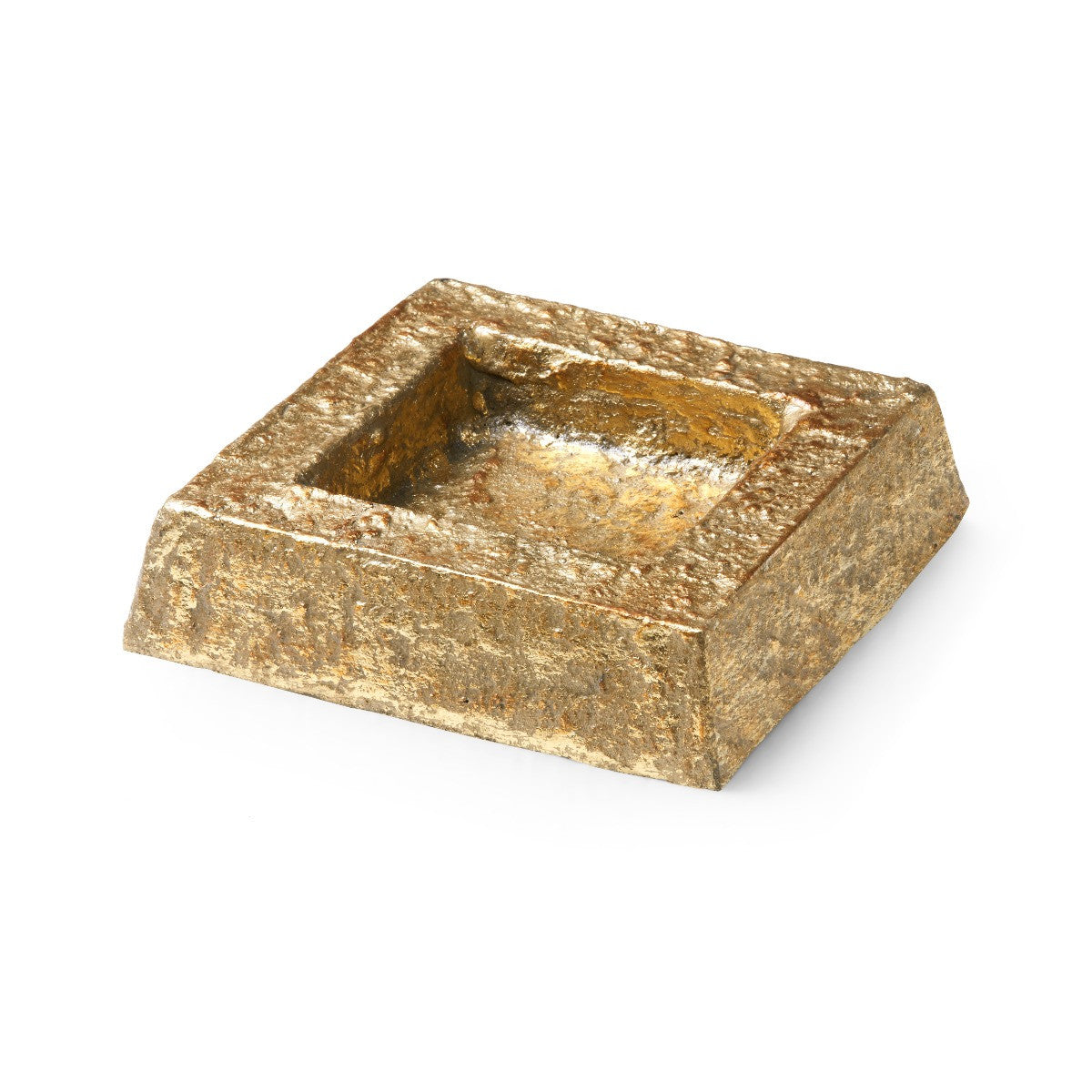 Villa & House Square Bowl, Gold Leaf