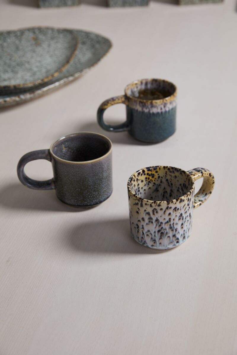 Design Shop Starling Mug 5.5"x 3.5"x 3.25", Set of 4