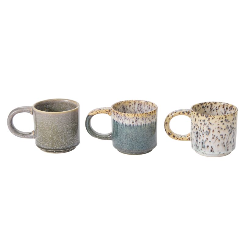 Design Shop Starling Mug 5.5"x 3.5"x 3.25", Set of 4