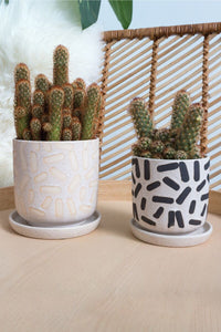 Design Shop Sundae Pot with Saucer 5.75"x 5.5"