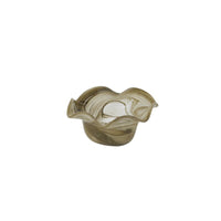 Design Shop Swirled Glass Bowl 8.75"x 4"