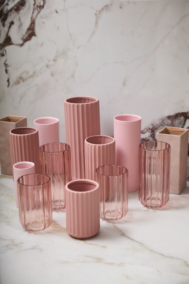 Design Shop Tanger Vase 4"x 6", Set of 2