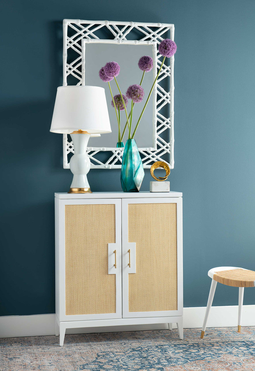 Villa & House Tao Lamp Without Shade, White Smoke