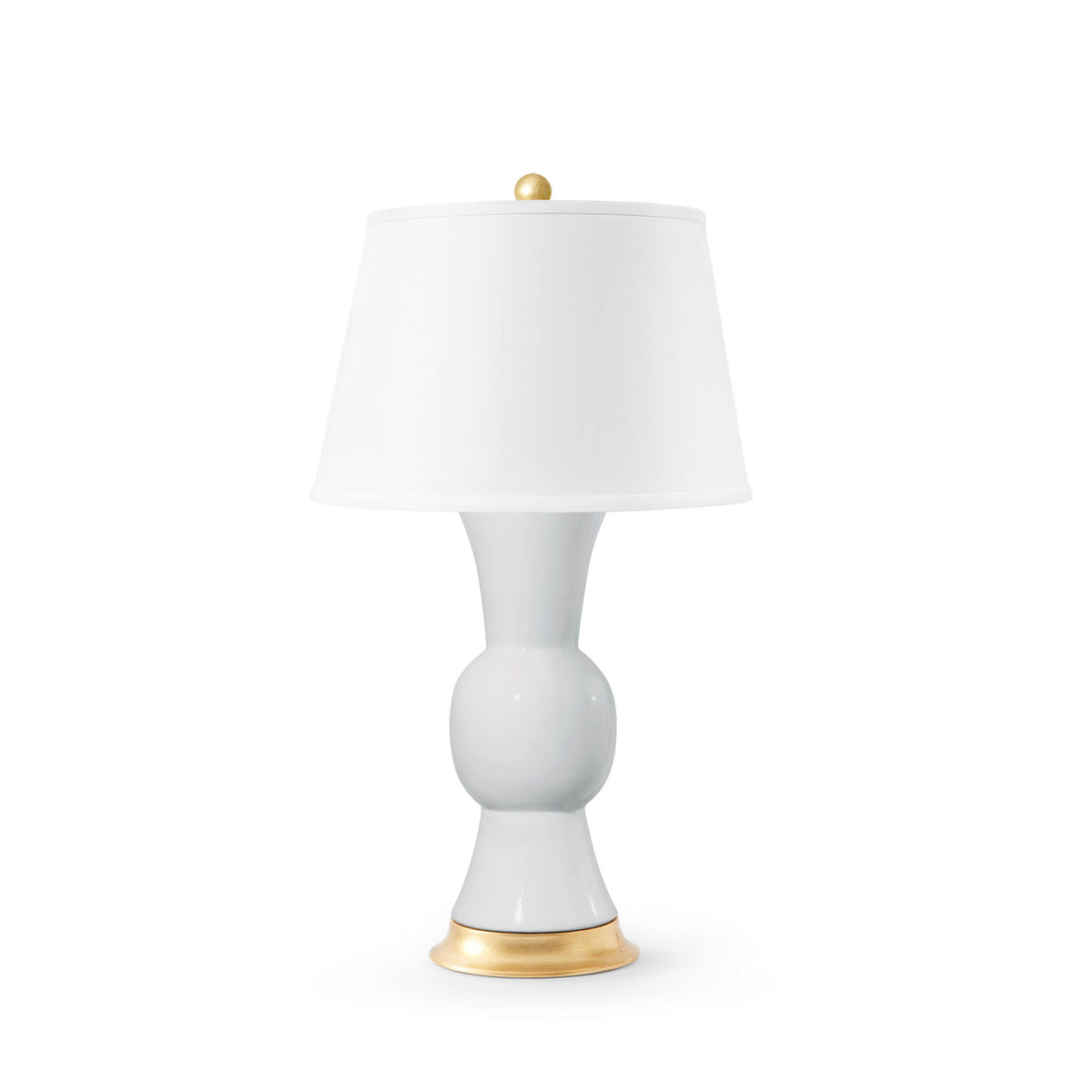 Villa & House Tao Lamp Without Shade, White Smoke