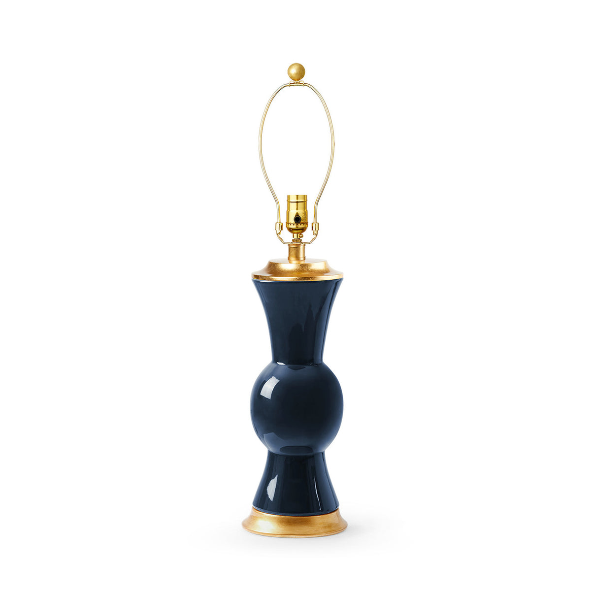 Villa & House Tao Lamp Without Shade, Navy Blue