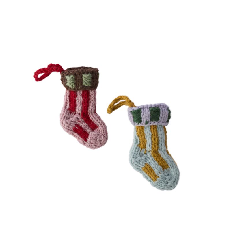 Design Shop Tiny Stocking Ornament 6"x 4"