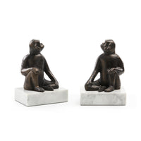 Villa & House Tamarin Bookends (Pair), Bronze
