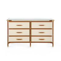 Villa & House Toulon 6-Drawer, Tan