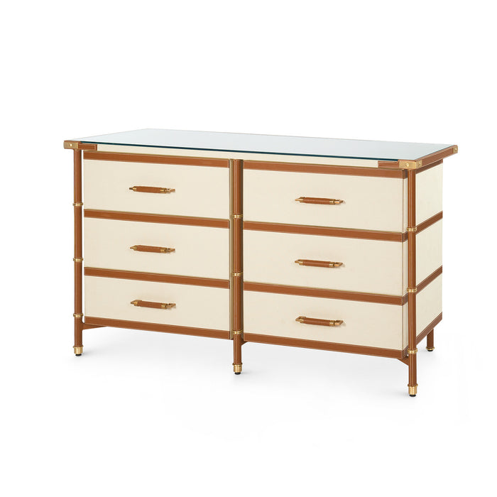 Villa & House Toulon 6-Drawer, Tan