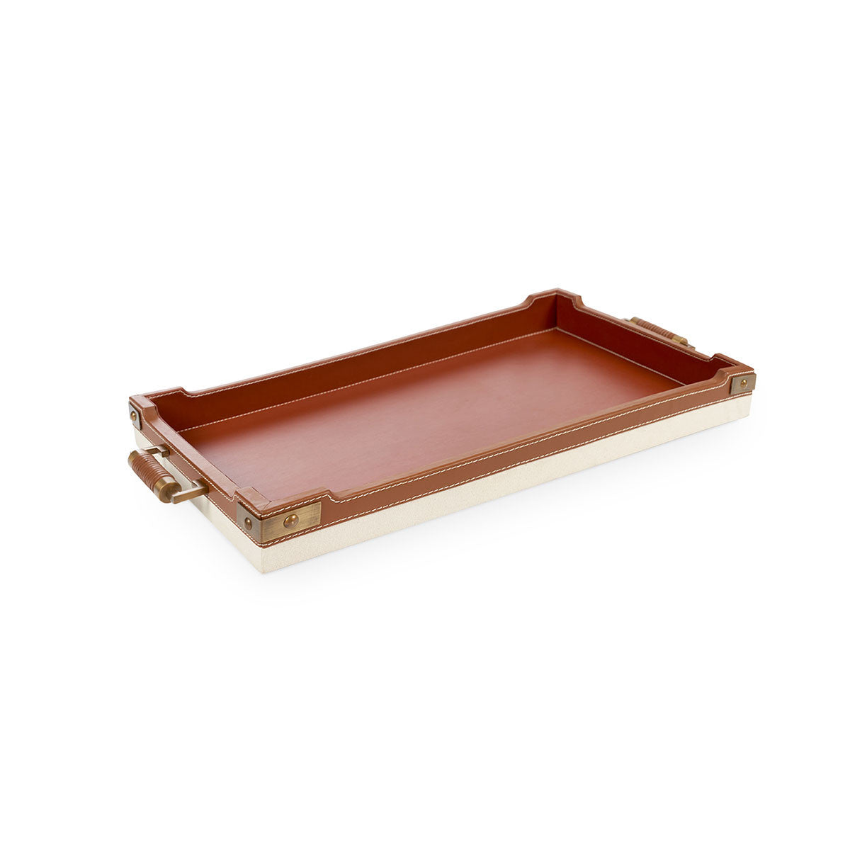 Villa & House Toulon Rectangular Serving Tray, Tan