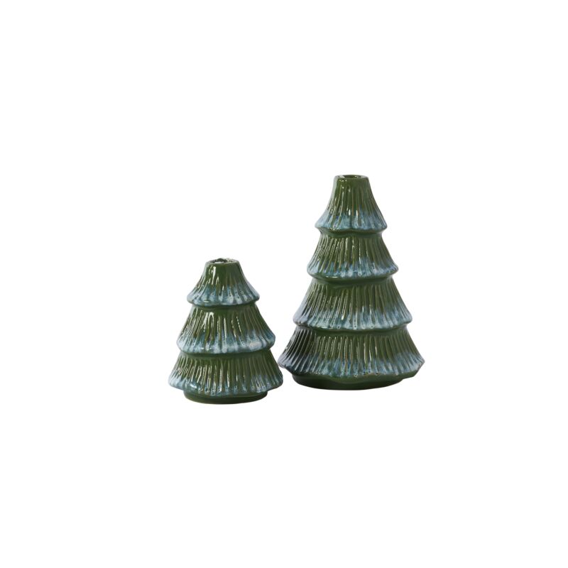 Design Shop Tree Frost Candleholder 4.25"x 4.5"