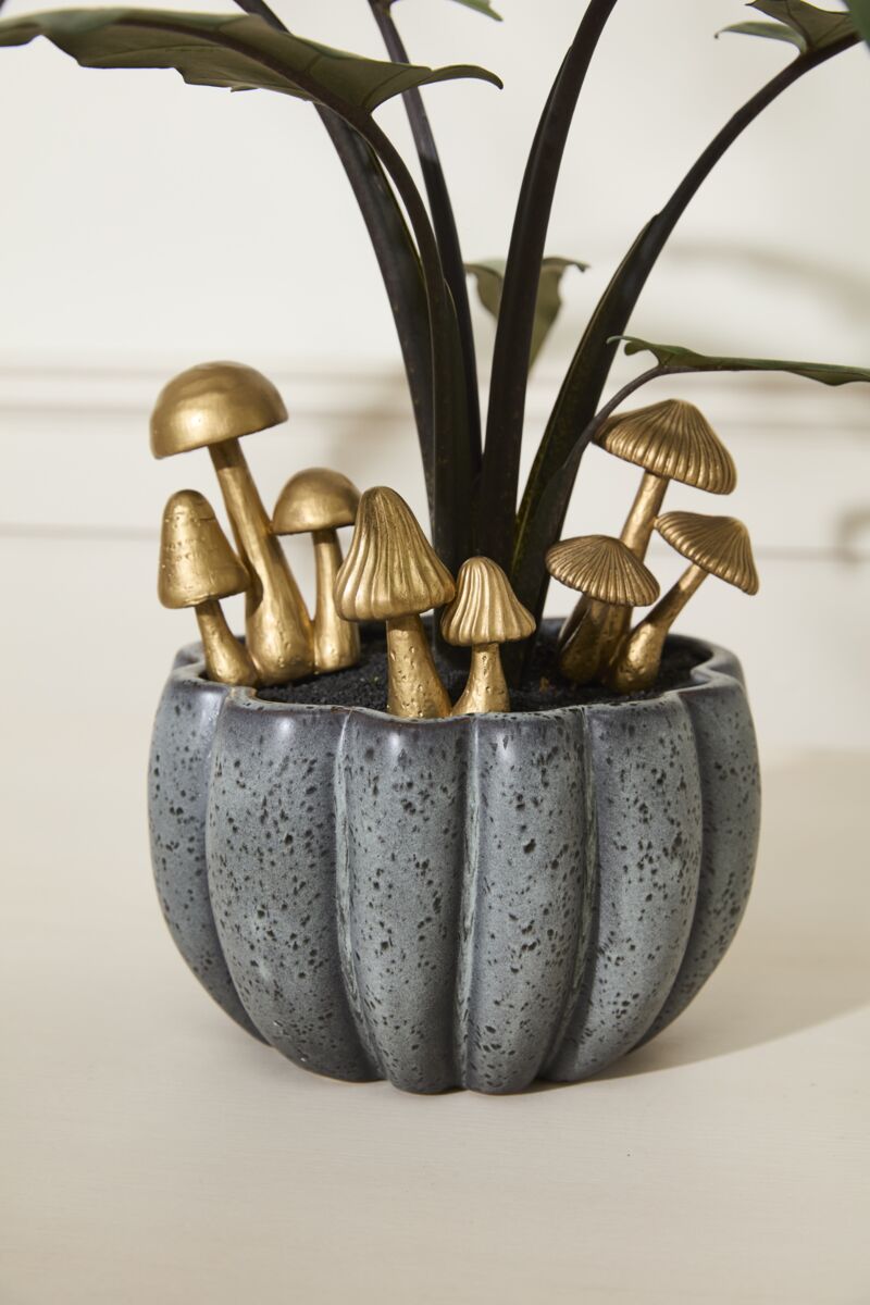 Design Shop Troop Mushroom Plant Sticks Set of 3 - 7.25"x 8.25"x 2.5", Set of 4