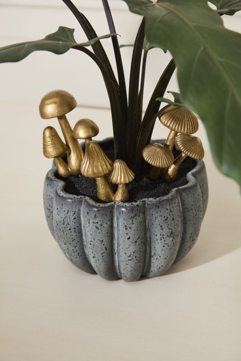 Design Shop Troop Mushroom Plant Sticks Set of 3 - 7.25"x 8.25"x 2.5", Set of 4