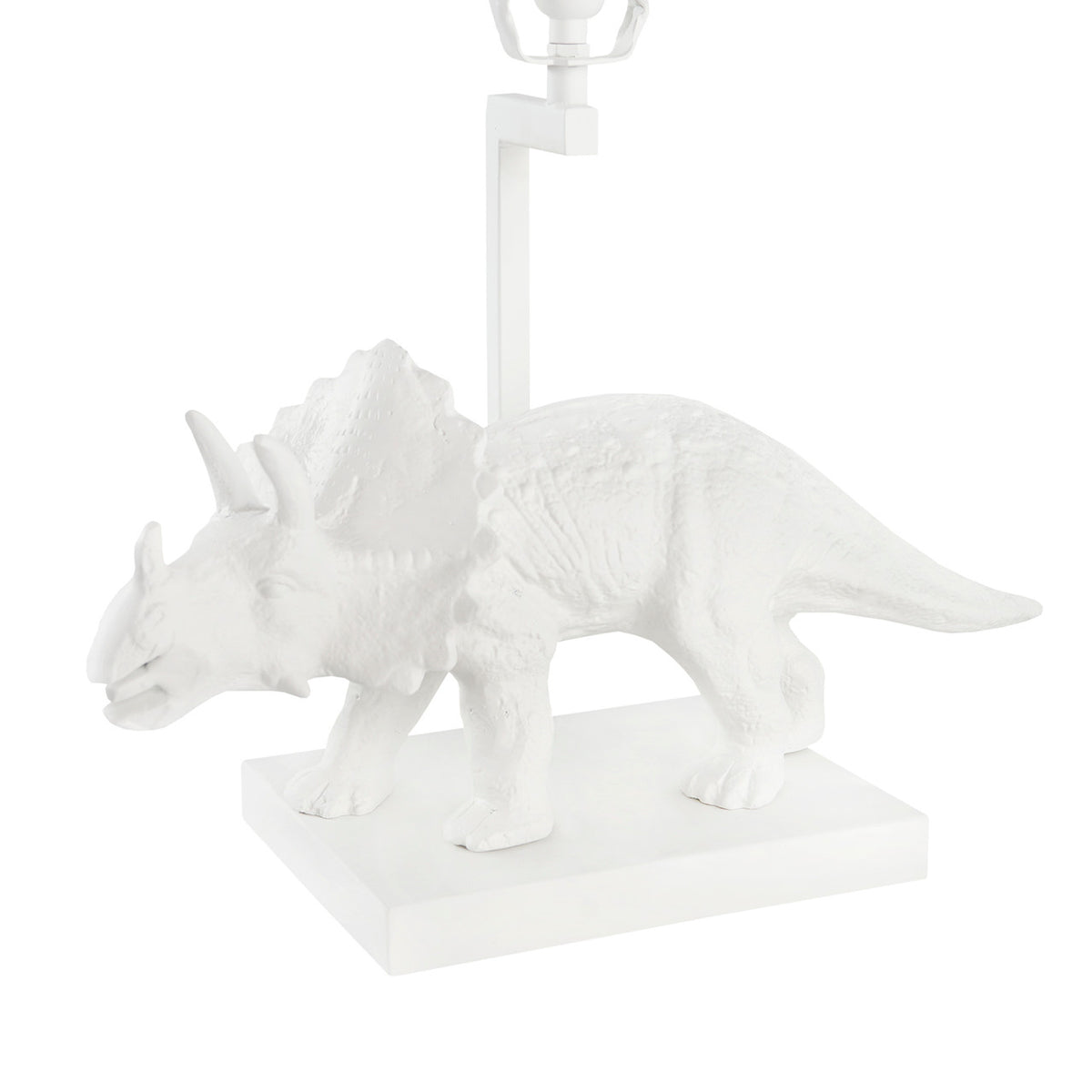 Villa & House Titus Lamp with Shade 14-inch White Linen, with Nickel, Plaster White
