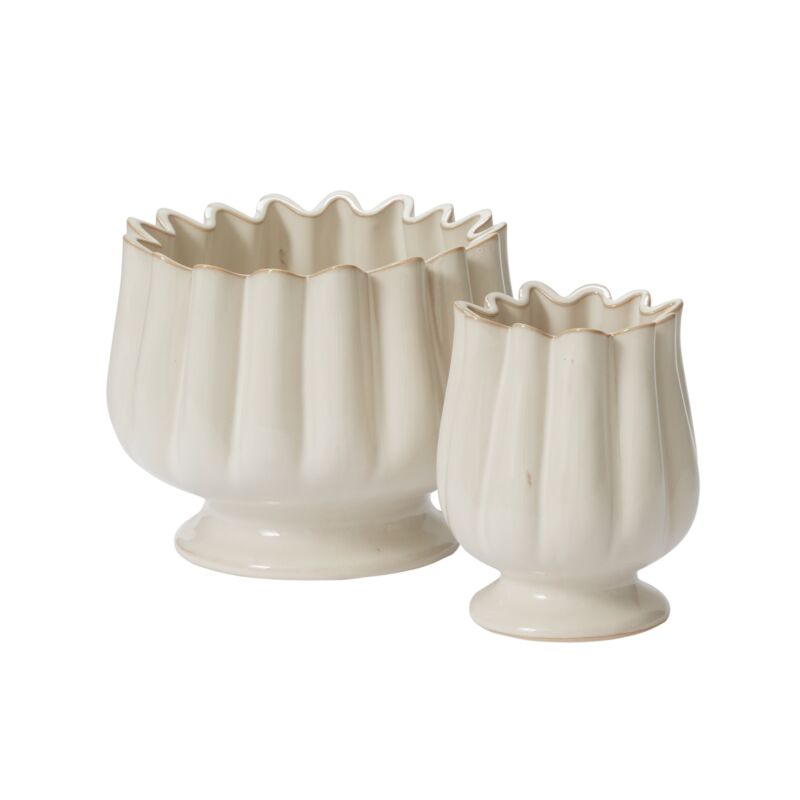 Design Shop Tulipa Vase 4.25"x 5.25", Set of 2