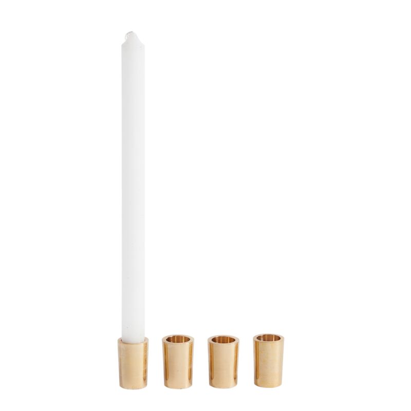 Design Shop Tune Candlestick Set of 4 - 1"x 1.75"