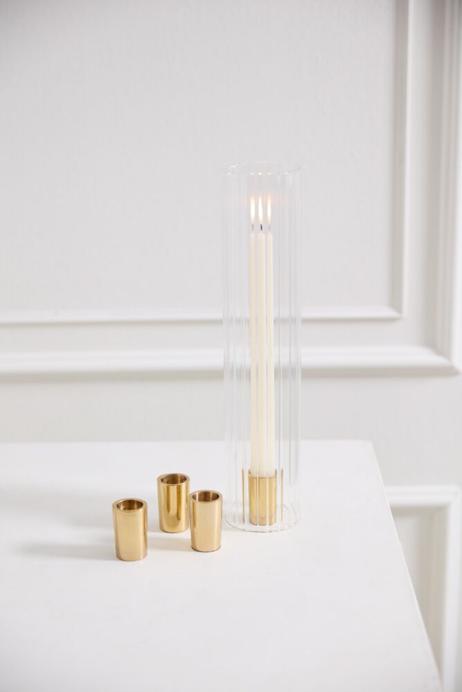 Design Shop Tune Candlestick Set of 4 - 1"x 1.75"
