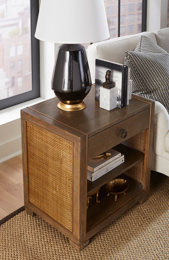 Villa & House Tupelo Lamp Without Shade, Kona Black