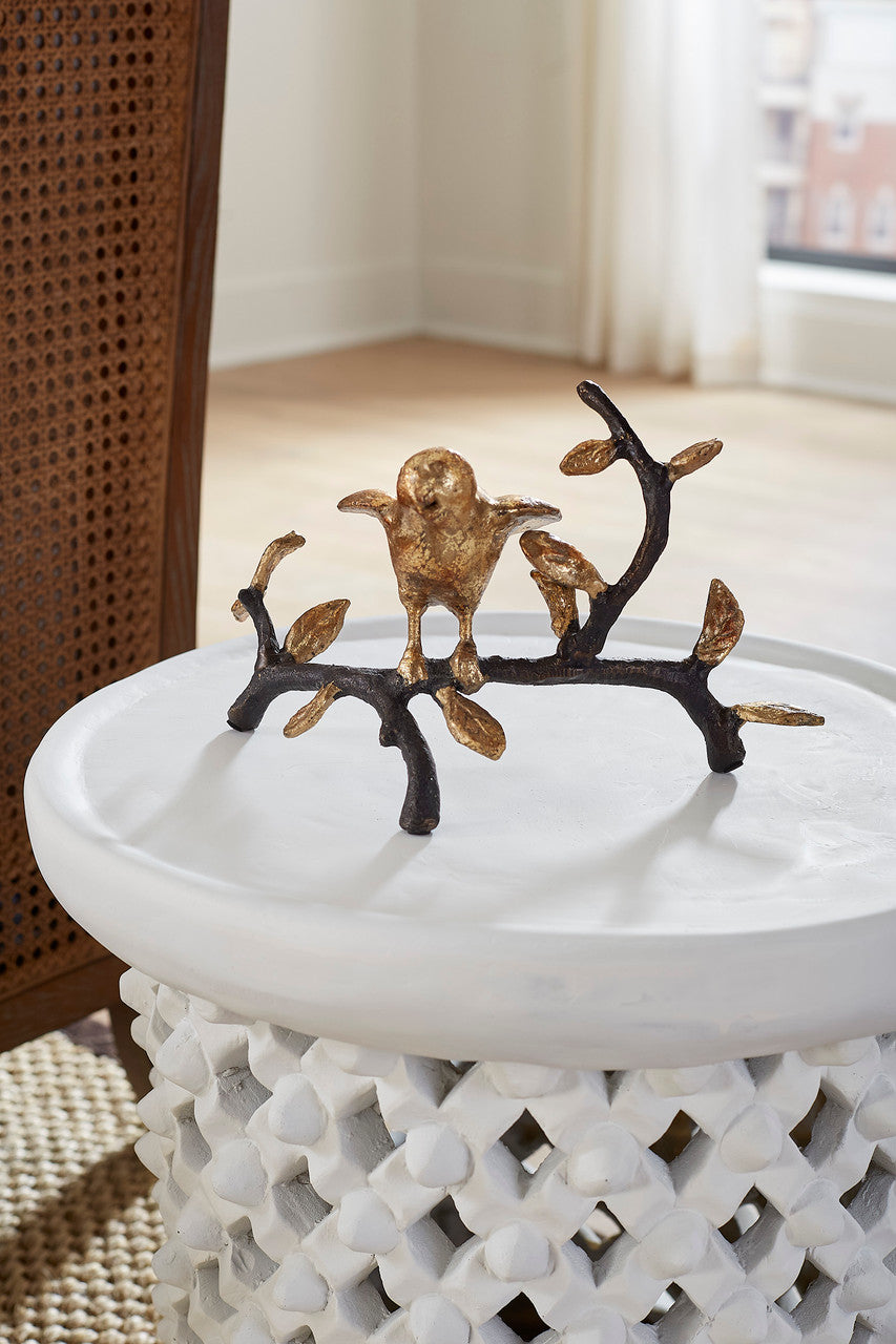 Villa & House Uccello Statue, Gold Leaf