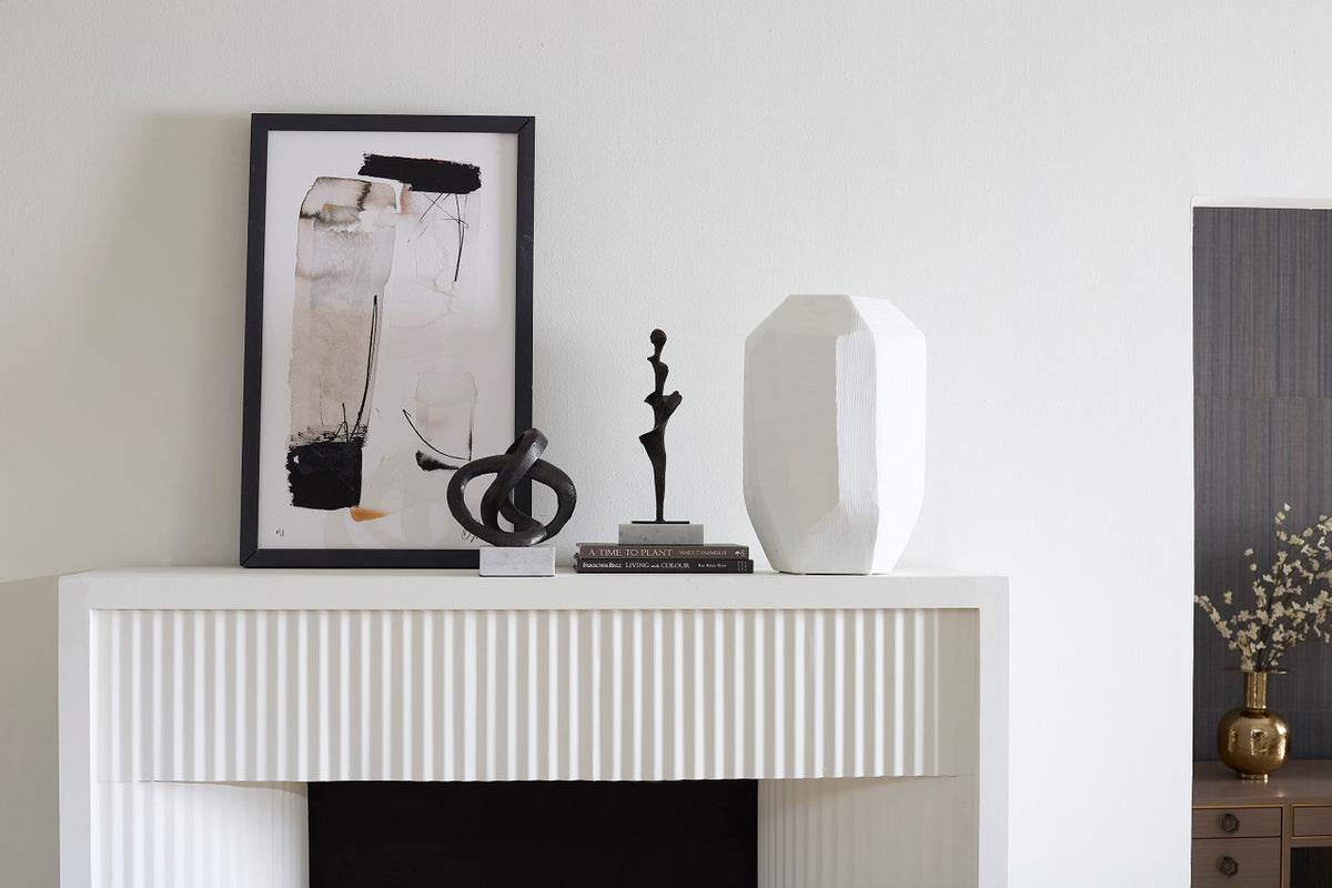 Villa & House Vasa Large Vase, Ghost White