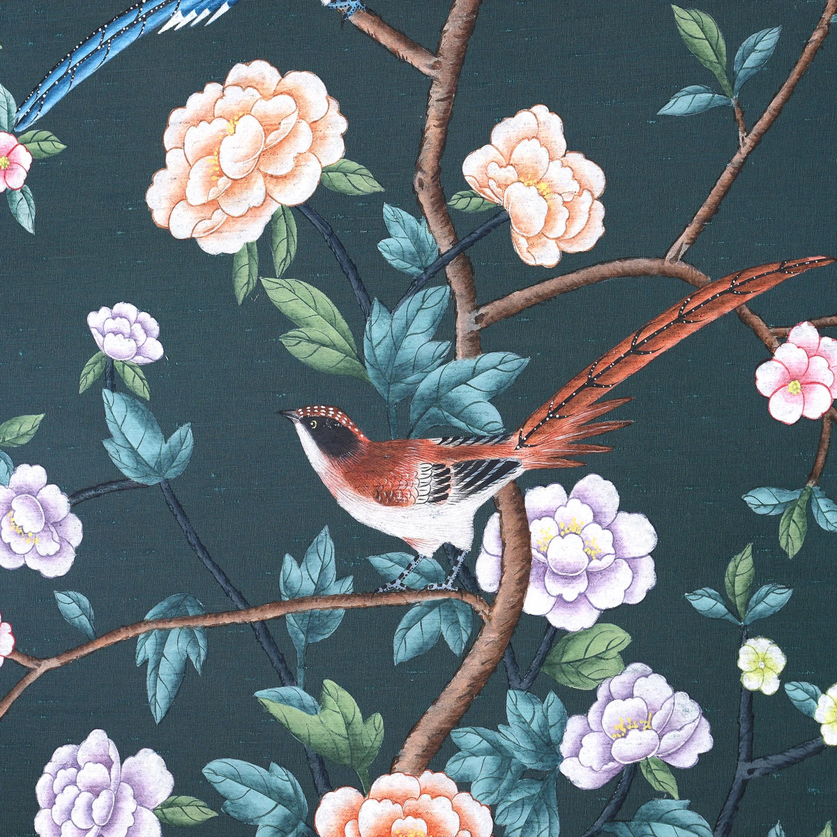 Villa & House Verdant Canopy Framed Silk Panel