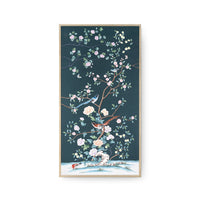 Villa & House Verdant Canopy Framed Silk Panel