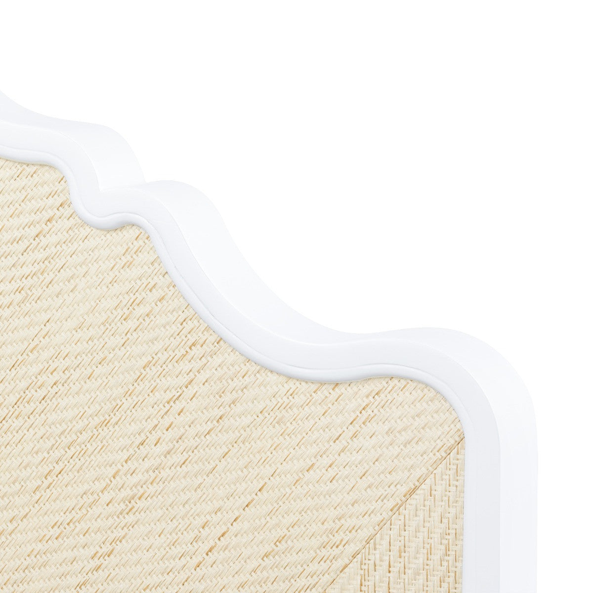 Villa & House Victoria Twin Headboard With Ryder Bed Frame, Natural Twill, Vanilla