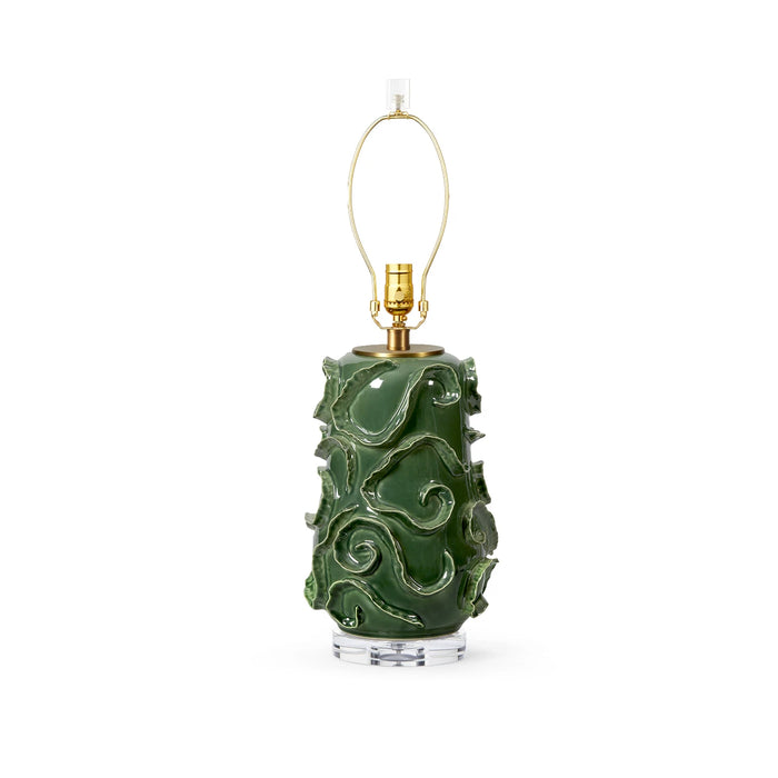 Villa & House Vinework Lamp, Botanical Green