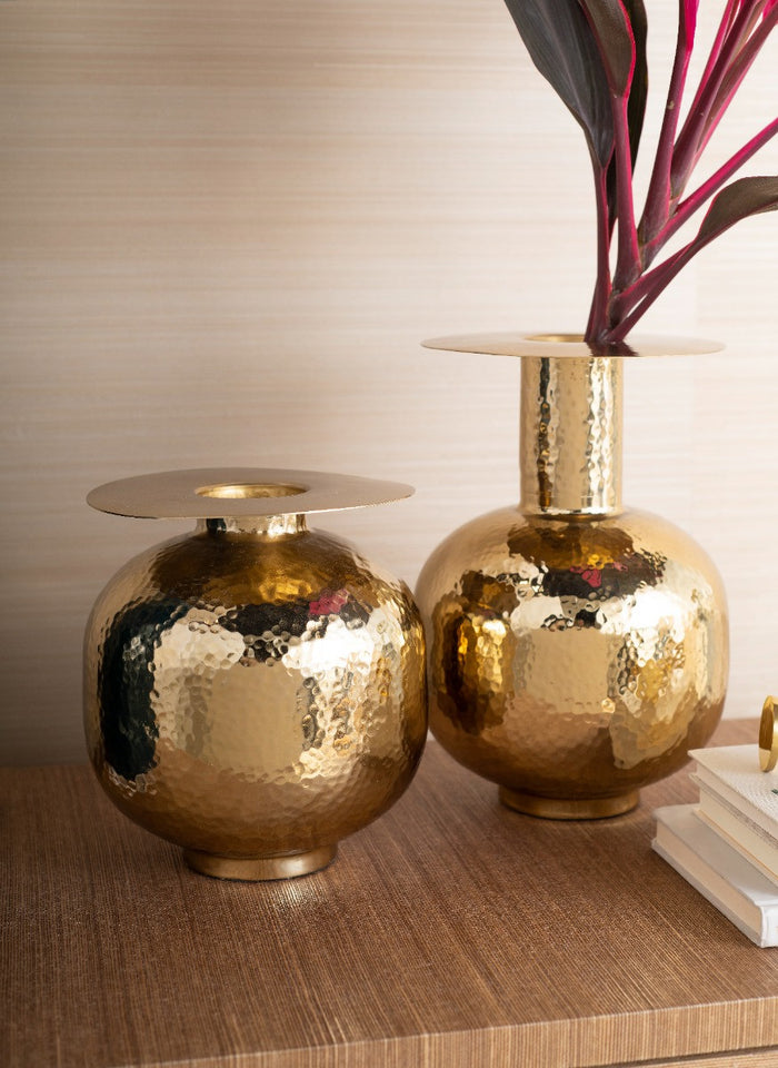 Villa & House Vitale Medium Vase, Brass
