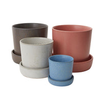 Design Shop Watson Pot with Saucer 5.25"x 5"