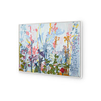 Villa & House Wildflower Framed Canvas, White