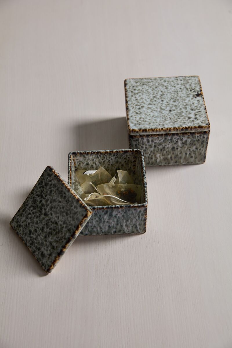 Design Shop Whisper Lidded Box 4.25"x 3", Set of 4