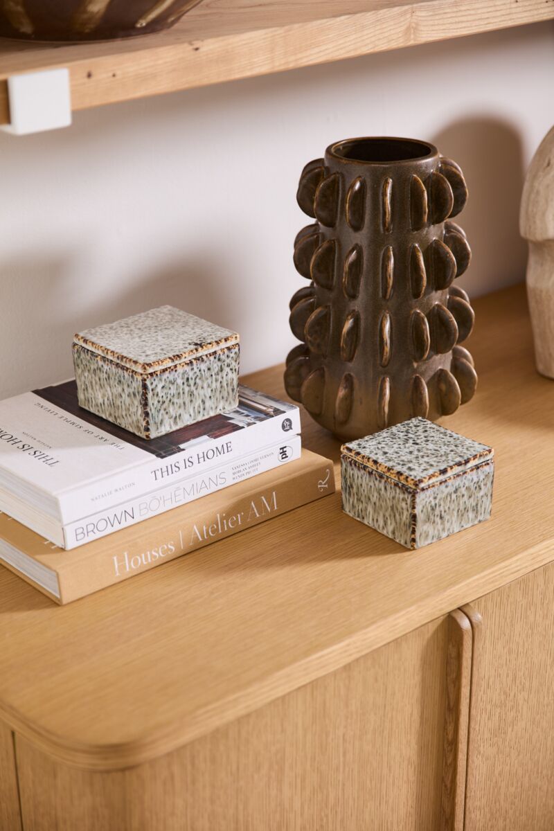 Design Shop Whisper Lidded Box 4.25"x 3", Set of 4