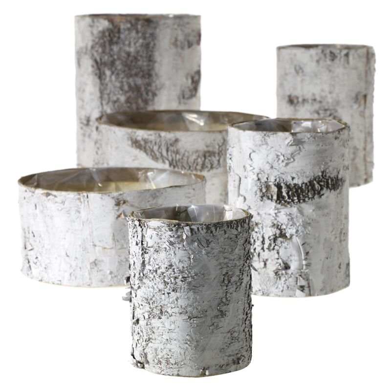 Design Shop Birch Bowl White 10"x 4.7"