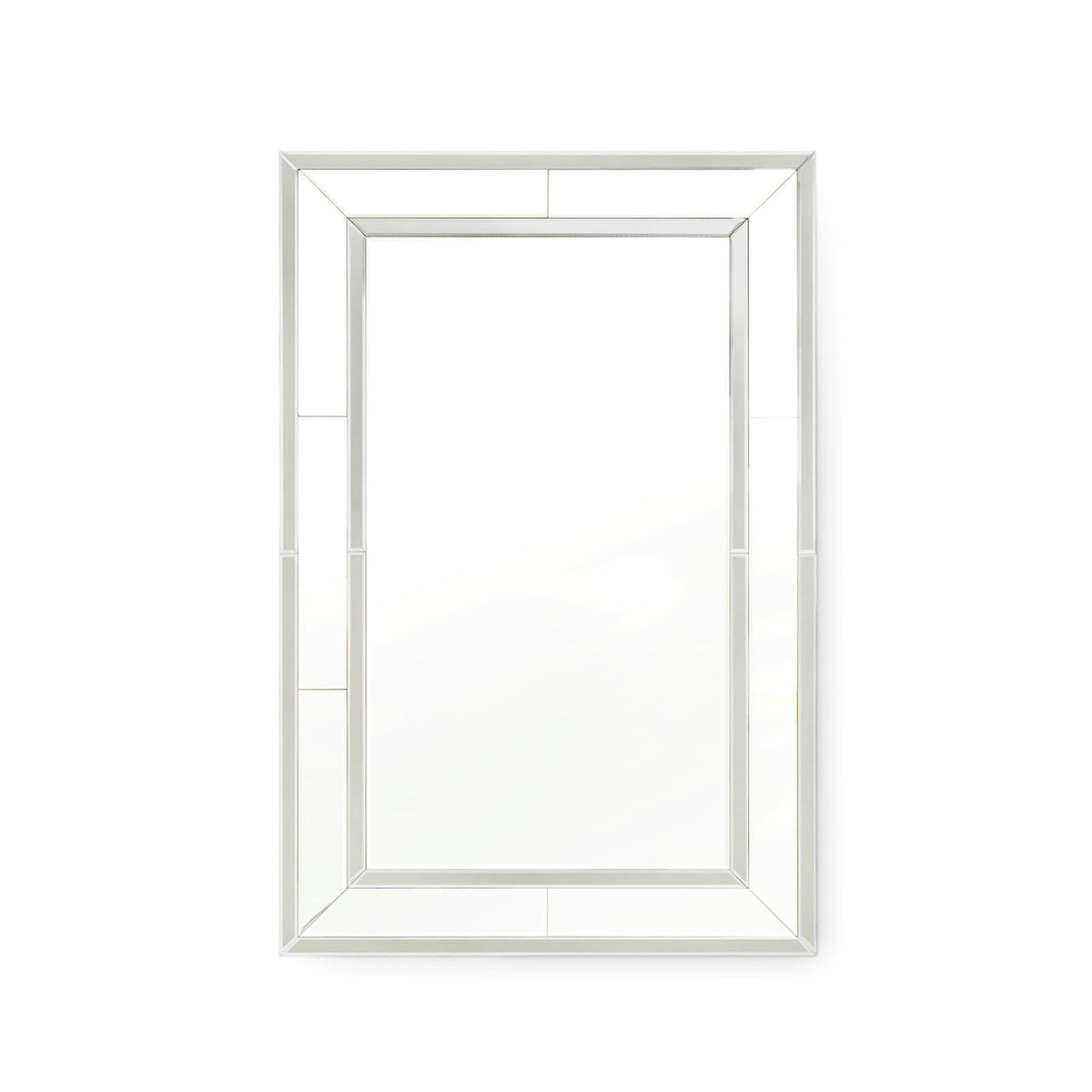Villa & House William Mirror, Clear and Gray