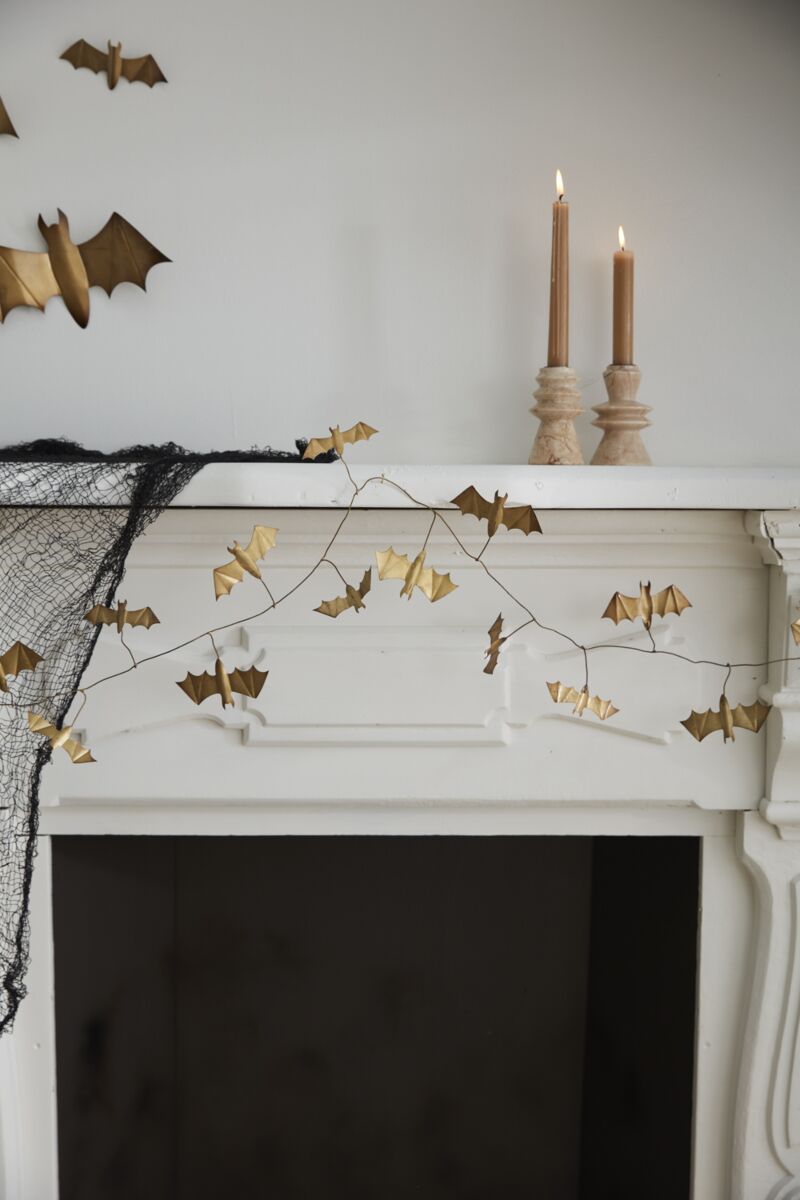 Design Shop Winged Bat Garland 72", Set of 2