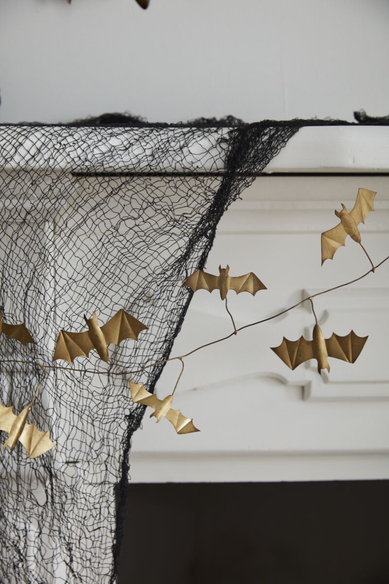 Design Shop Winged Bat Garland 72", Set of 2