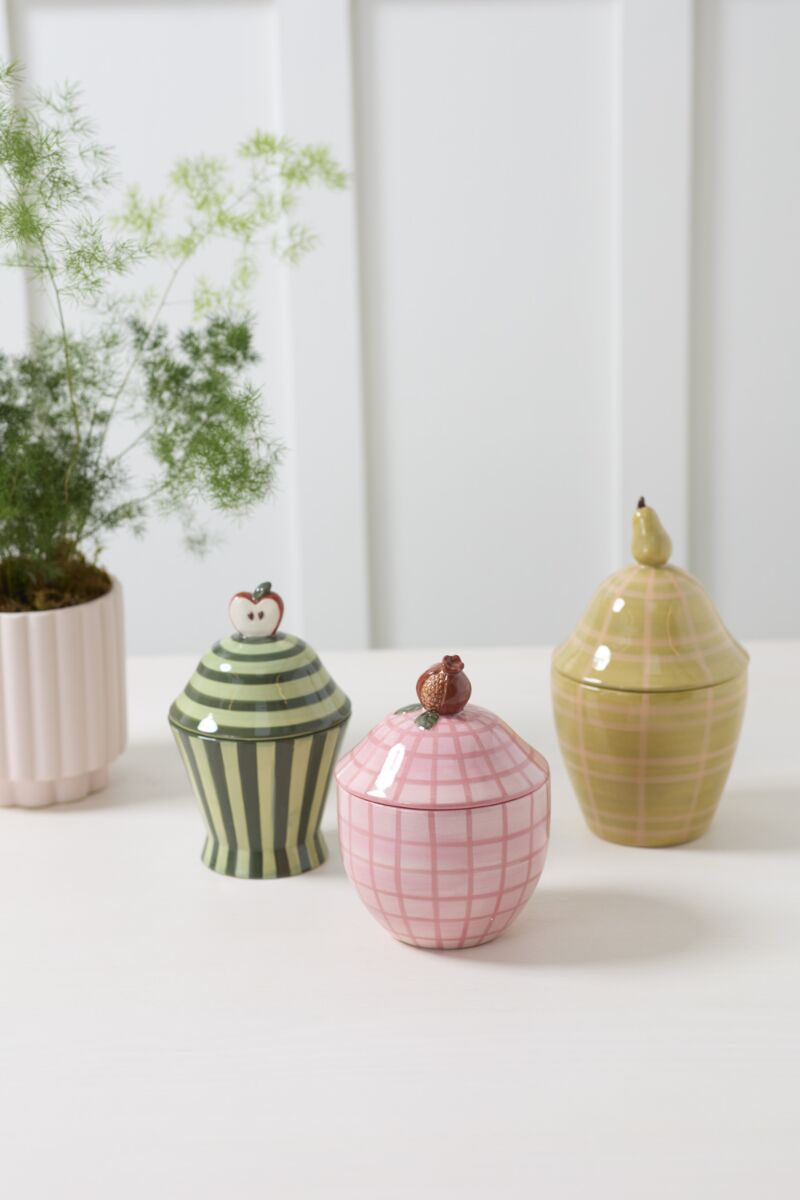 Design Shop Winter Fruit Canister 5"x 9.5"