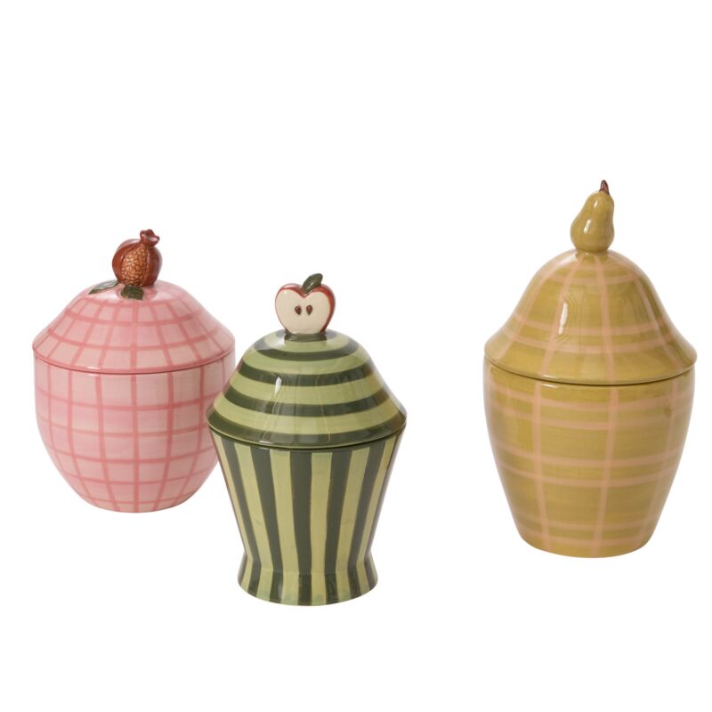 Design Shop Winter Fruit Canister 5.5"x 7.5"