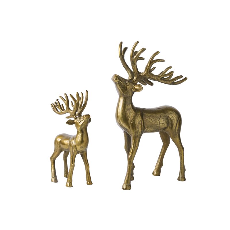 Design Shop Winter Sleigh Deer 12.5"x 7"x 21"