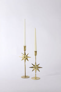Design Shop Winter Solstice Candleholder 5.5"x 3.5"x 13", Set of 2
