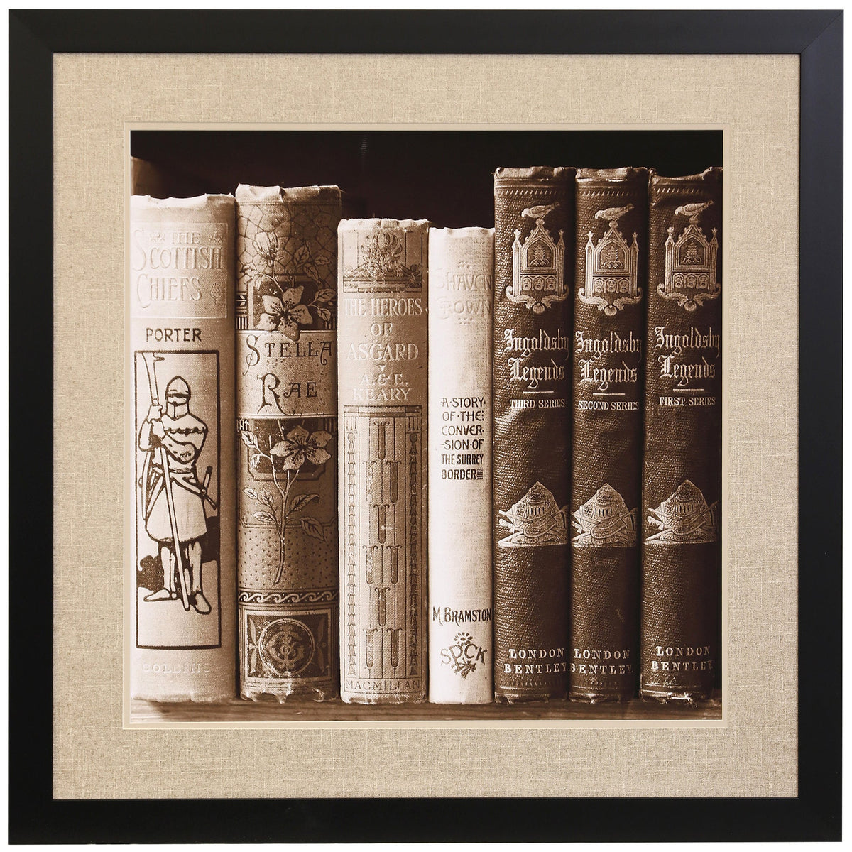 History Books II Framed Print Under Glass