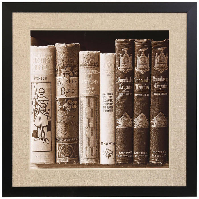 History Books II Framed Print Under Glass