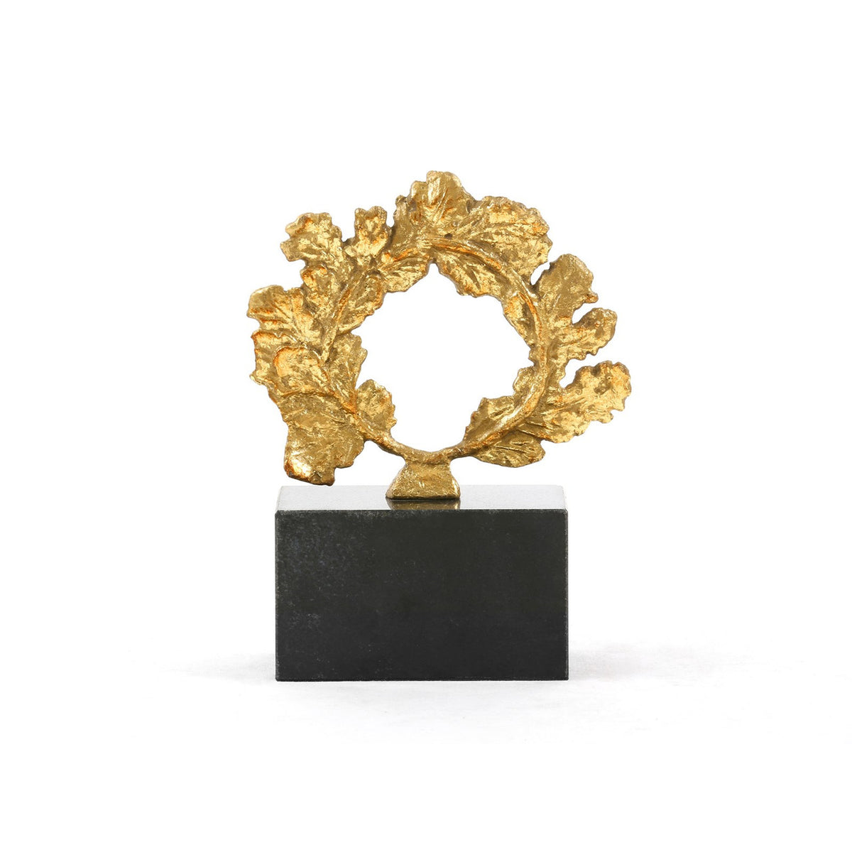 Villa & House Wreath Statue, Gold Leaf