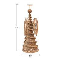 Design Shop Hand-Woven Bankuan Spiral Cone Angel