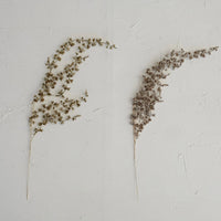 Design Shop 20-1/2"H Plastic Leaf Spray w/ Glitter, Champagne Finish