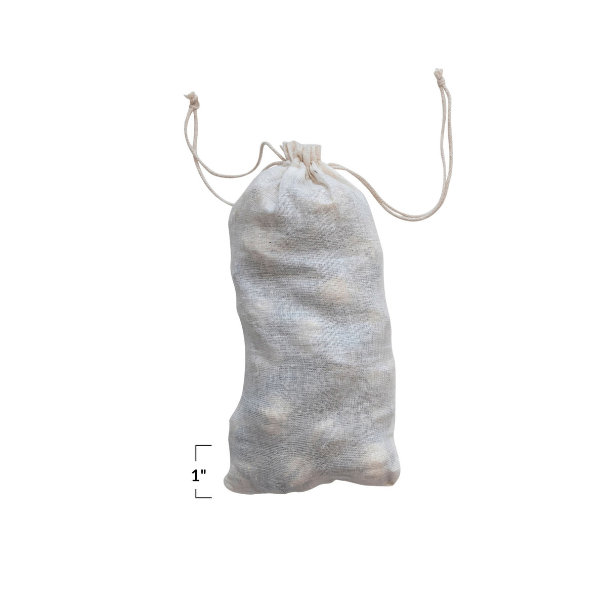 Design Shop Embossed Mercury Glass Ornaments in Muslin Bag, Set of 36