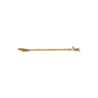 Design Shop Brass Cocktail Spoon w/ Reindeer Handle